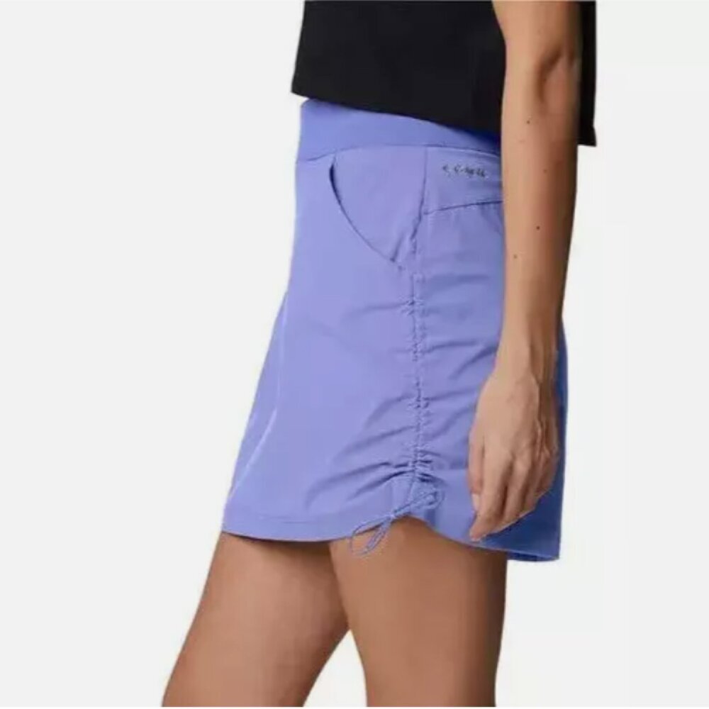 Columbia Women's Omni-Shade Active Fit Jupe-Short Skort, Purple - Picture 4 of 4